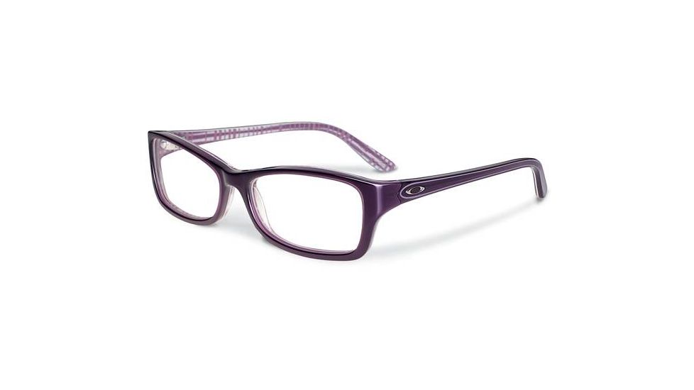 Oakley Short Cut Eyeglasses, Purple Grid, 55.2 mm OX1088-0353