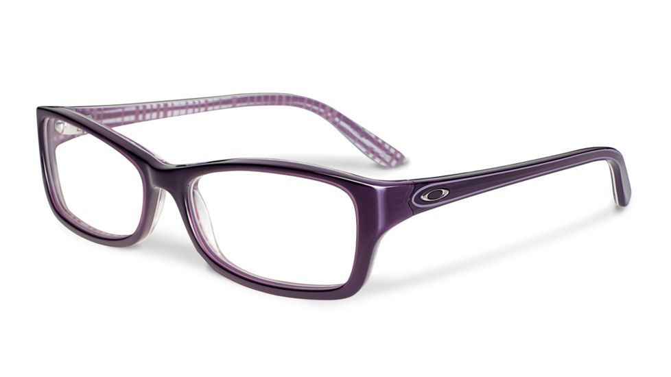 Oakley Short Cut Progressive Prescription Eyeglasses, Purple Grid Frame, OX1088-0353PR