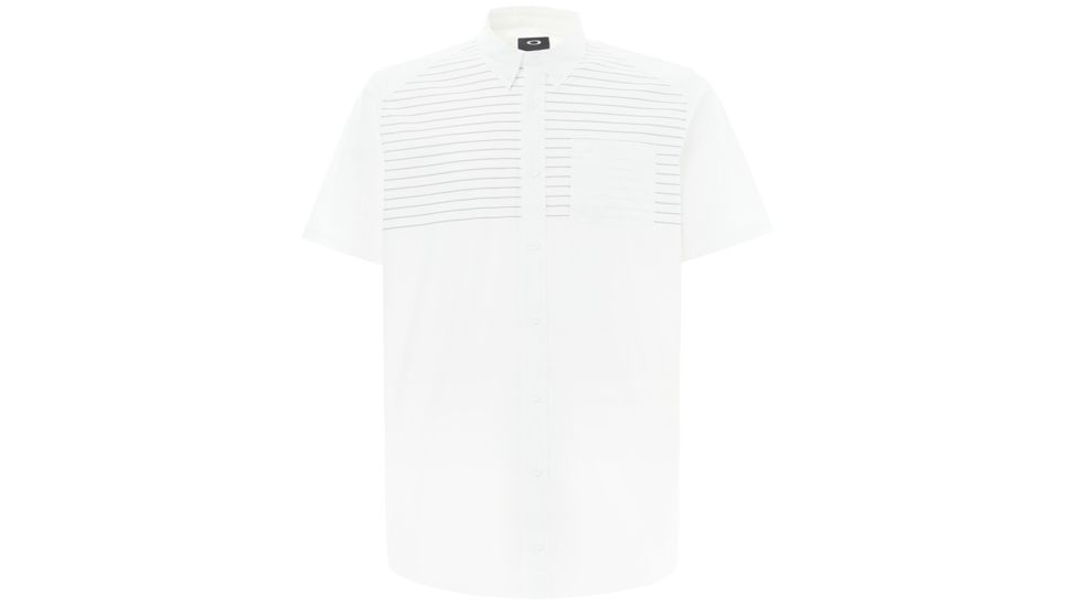 Oakley Short Sleeve Woven Shirt 2 - Mens, White, Medium, 401881-100-M