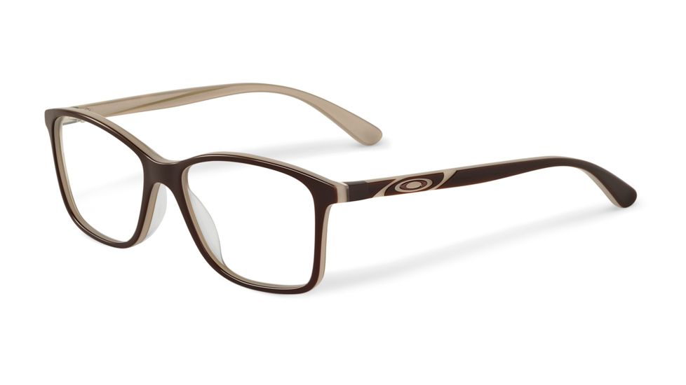 Oakley Showdown Progressive Prescription Eyeglasses, Brown Quartz Frame, OX1098-0153PR