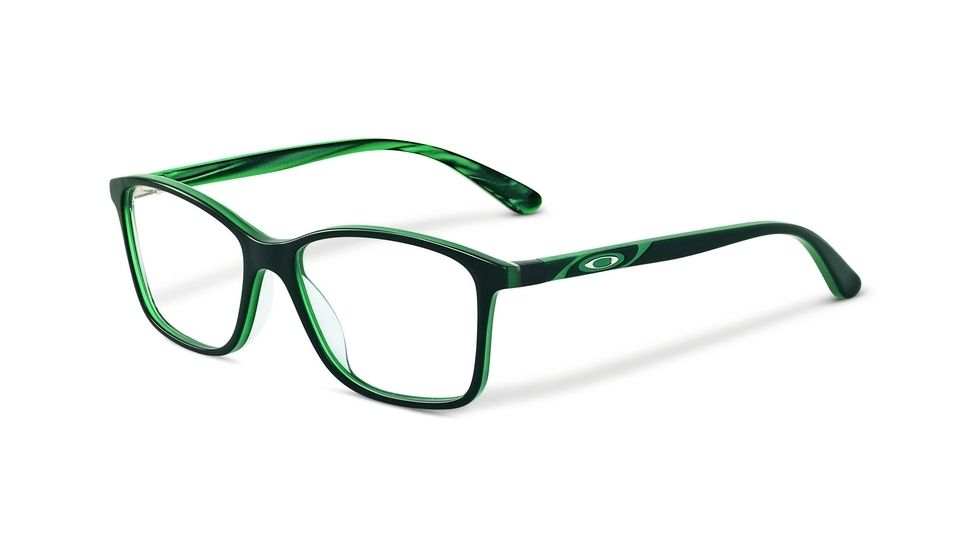 Oakley Showdown Progressive Prescription Eyeglasses 109805-53 - Green Quartz Frame