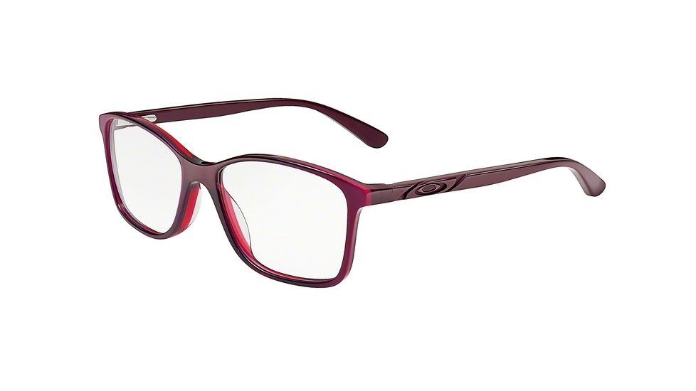 Oakley Showdown Progressive Prescription Eyeglasses 109807-53 - Dark Pink Vapor