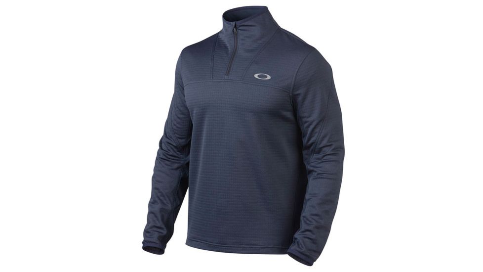 Oakley SI 1/4 Zip Press Fleece Training Pullover, Blue Indigo, Small 461314-68D-SM