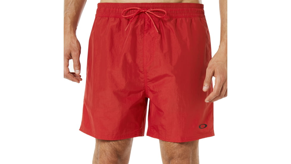 Oakley 16 Inches Solid Boardshort - Mens, Red Line, 2XL, 482403-465-XXL