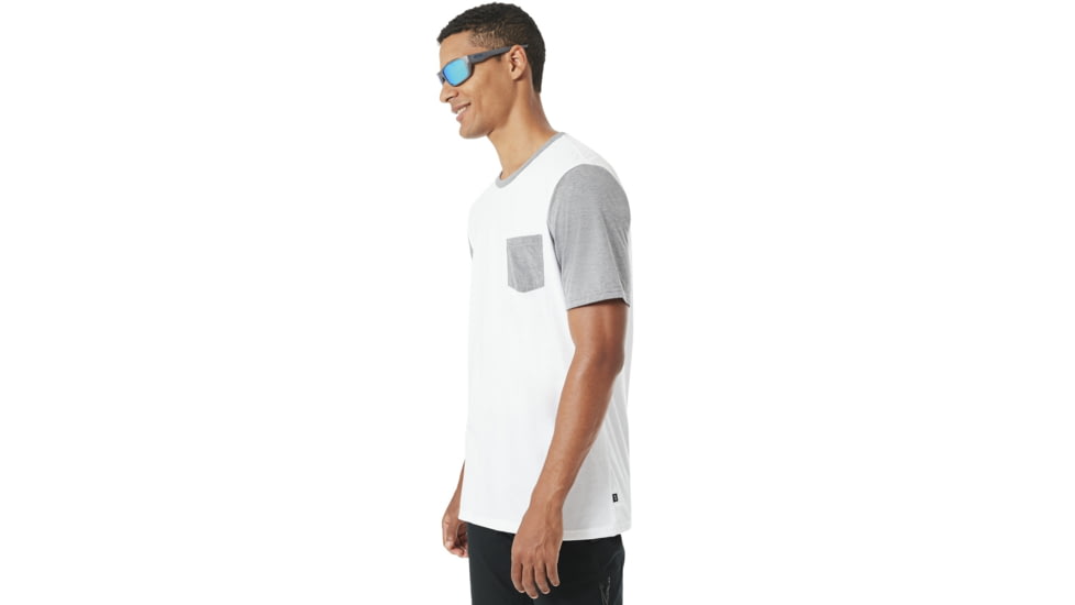 Oakley 50/50 Solid Pocket Tee - Men's, White, Medium, 455950-100-M