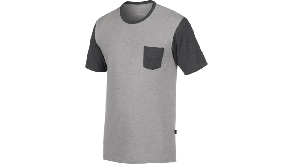 Oakley 50/50 Solid Poket Tee - Mens, Athletic Heather Grey, Extra Large, 455950-24G-XL