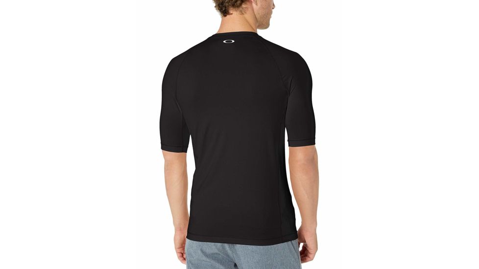 Oakley Asymmetrical Dynamic Rashguard - Mens, Blackout, 2XL, 482461-02E-XXL