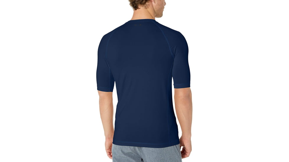 Oakley Asymmetrical Dynamic Rashguard - Mens, Dark Blue, 2XL, 482461-609-XXL