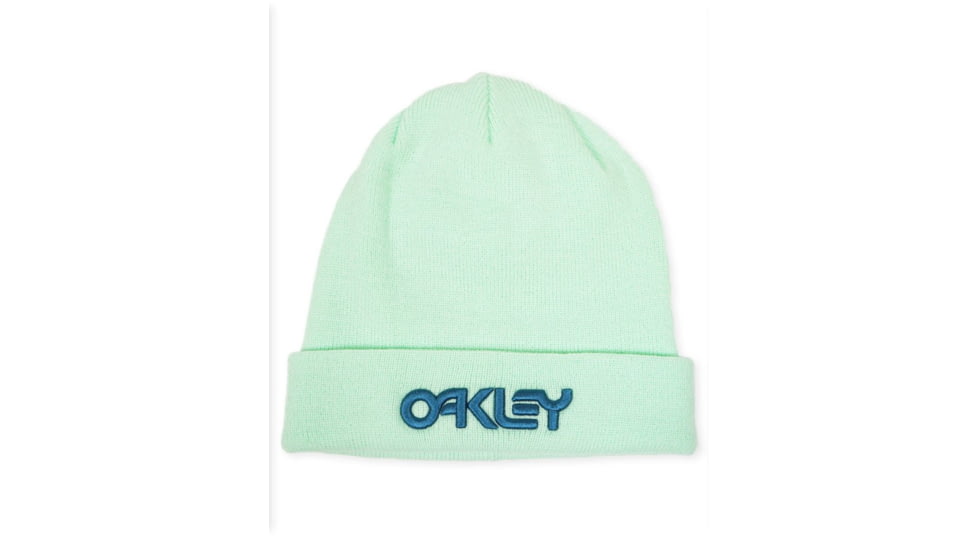 Oakley SI B1B Logo Beanie - Mens, Bay Green, U, 912013-761-761-U