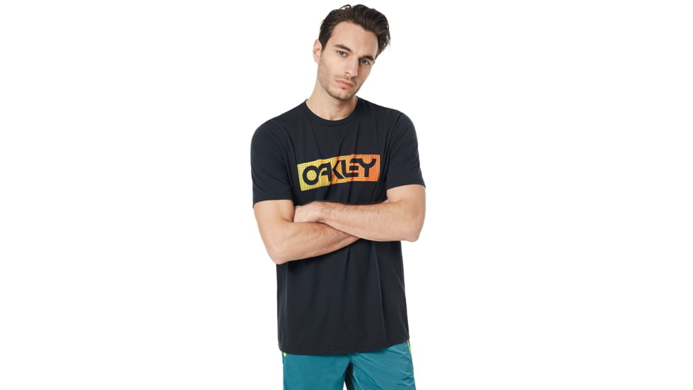 Oakley B1B Logo Tee - Mens, Blackout, Extra Large, 457526-02E-XL