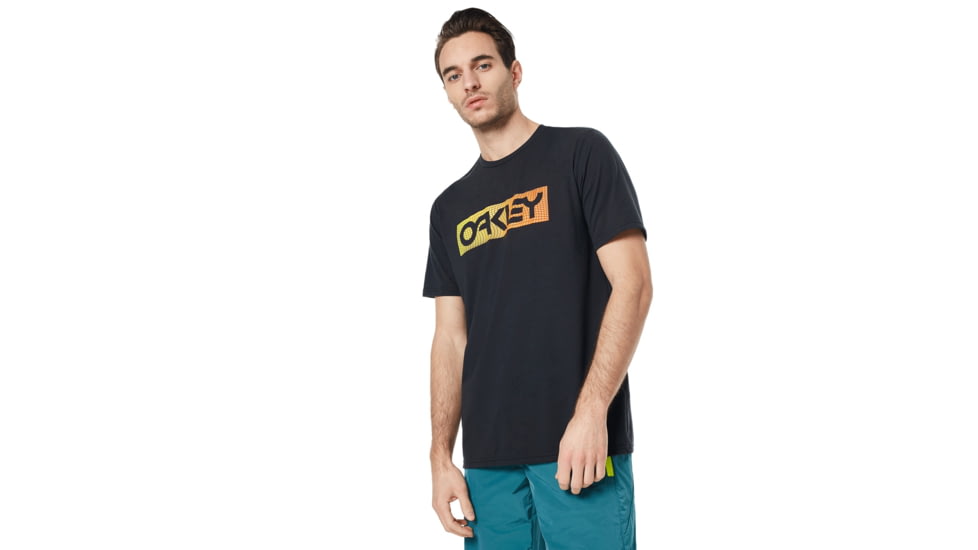 Oakley B1B Logo Tee - Mens, Blackout, Extra Large, 457526-02E-XL