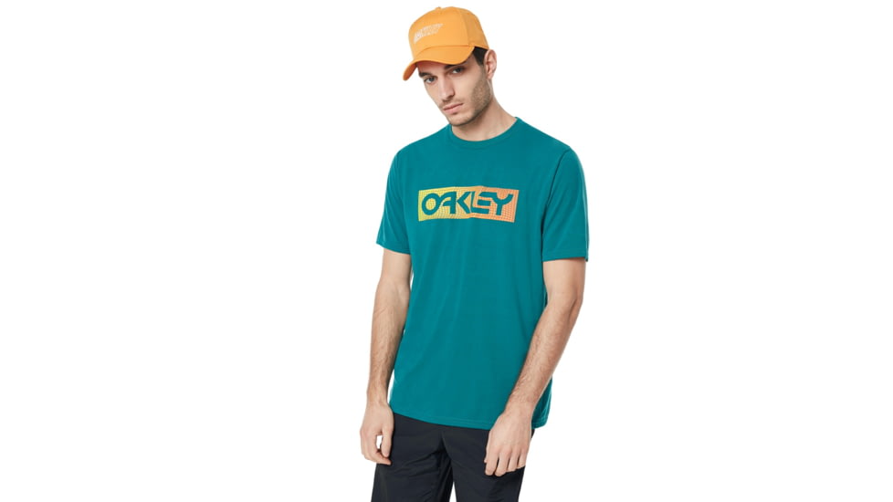 Oakley B1B Logo Tee - Mens, Petrol, Extra Large, 457526-9PE-XL