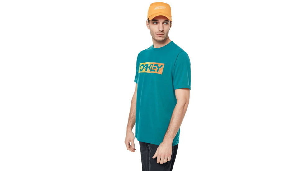 Oakley B1B Logo Tee - Mens, Petrol, Extra Large, 457526-9PE-XL