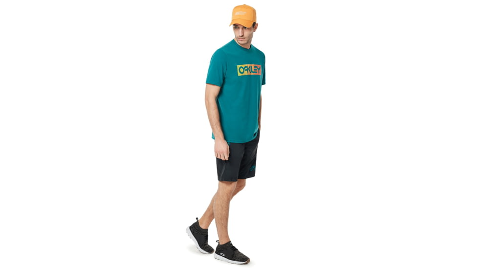 Oakley B1B Logo Tee - Mens, Petrol, Extra Large, 457526-9PE-XL