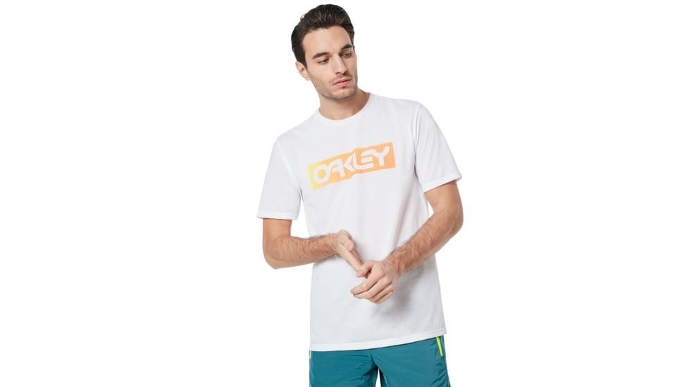 Oakley B1B Logo Tee - Mens, White, Extra Large, 457526-100-XL