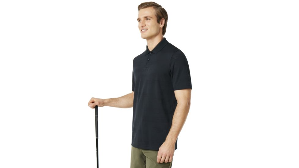 Oakley SI Balata Performance Polo - Mens, Blackout, Small, 434306-02E-S