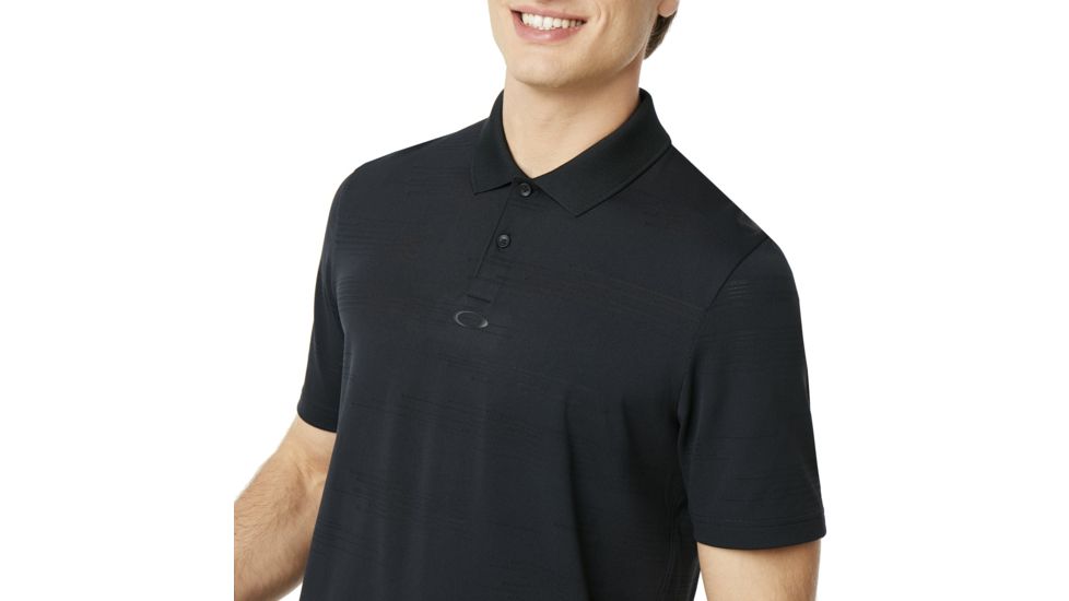 Oakley SI Balata Performance Polo - Mens, Blackout, Small, 434306-02E-S