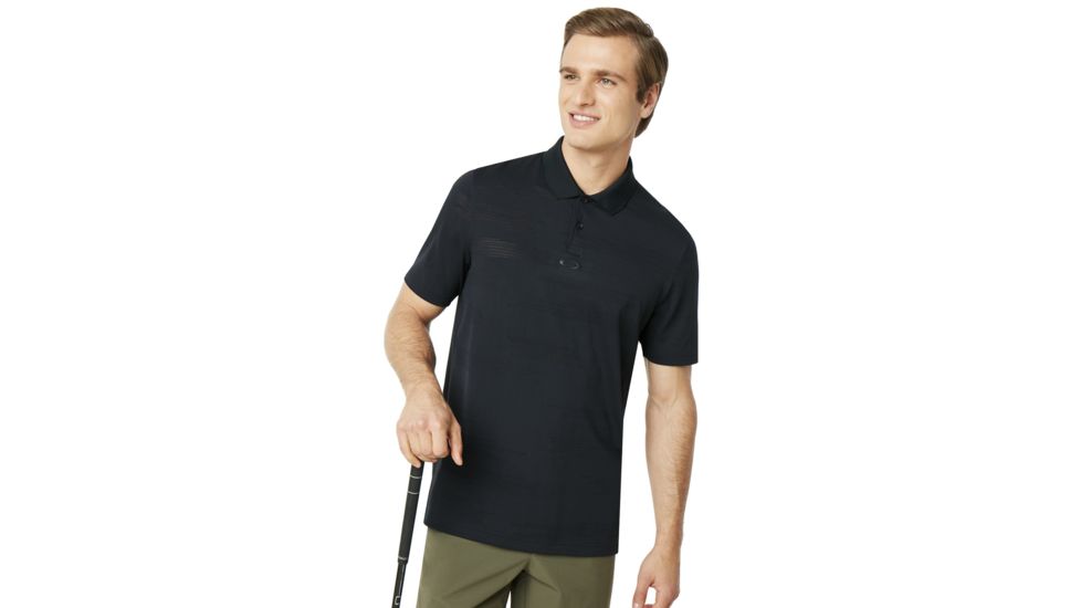 Oakley SI Balata Performance Polo - Mens, Blackout, Small, 434306-02E-S
