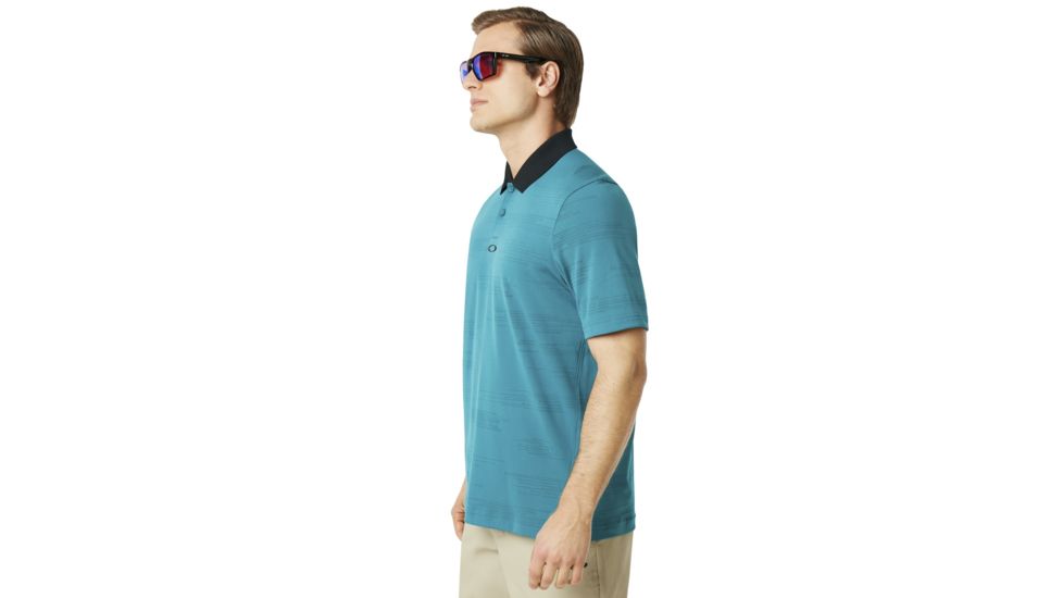 Oakley SI Balata Performance Polo - Mens, Petrol, Extra Large, 434306-9PE-XL