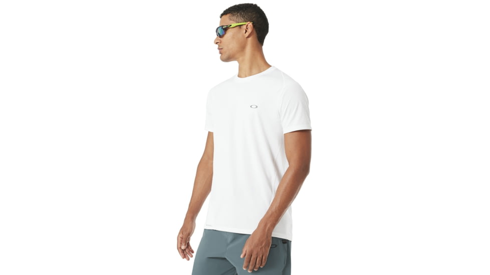 Oakley Base Short Sleeve Top - Mens, White, Extra Small, 434006-100-XS