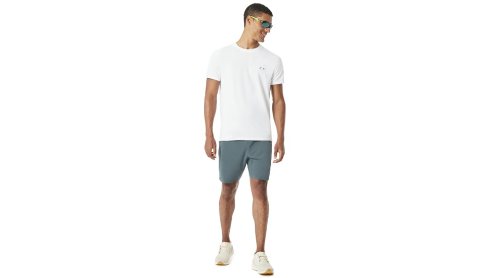 Oakley Base Short Sleeve Top - Mens, White, Extra Small, 434006-100-XS