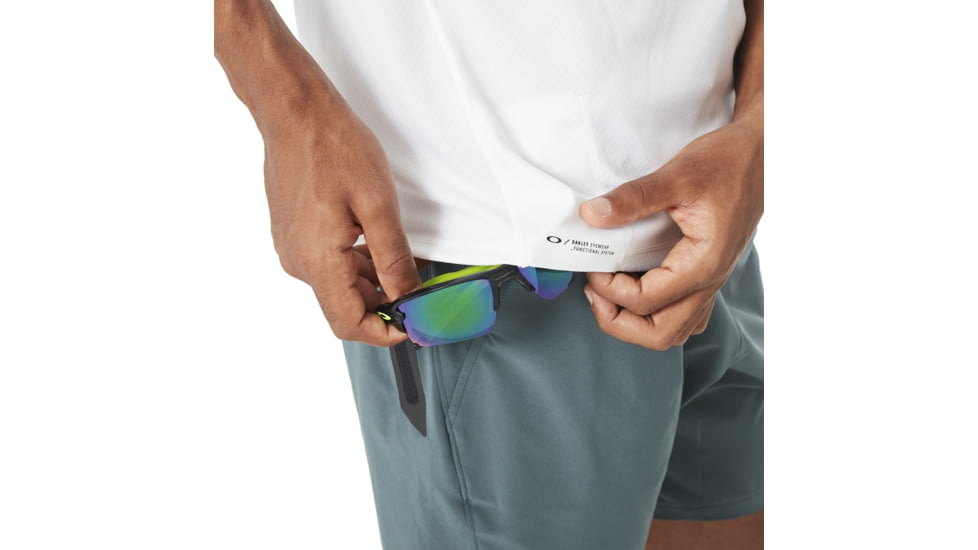Oakley Base Short Sleeve Top - Mens, White, Extra Small, 434006-100-XS