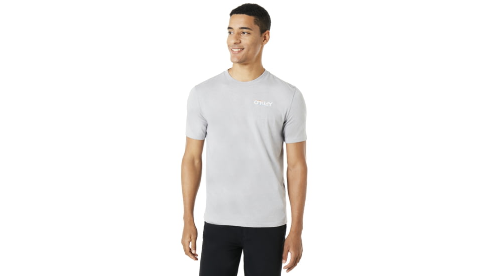Oakley Blur Advertising Short Sleeve Tee - Men's, Granite Heather, Medium, 457361-24L-M