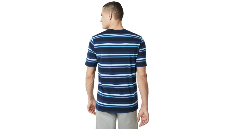 Oakley Bold Yd Stripe Tee - Mens, Fathom, Medium, 457701-6AC-M