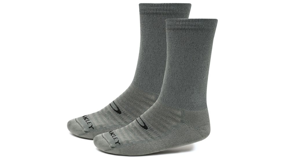 Oakley SI Boot Socks - Mens, Worn Olive, L, FOS900195-79B-L
