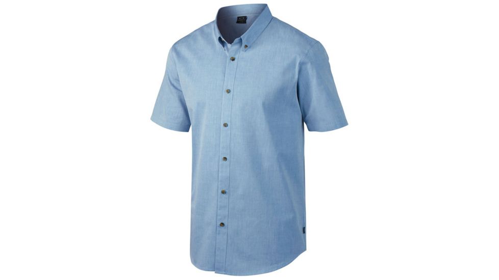 Oakley SI Buzz Woven Shirt, Electric Blue, Small 401648-640-SM