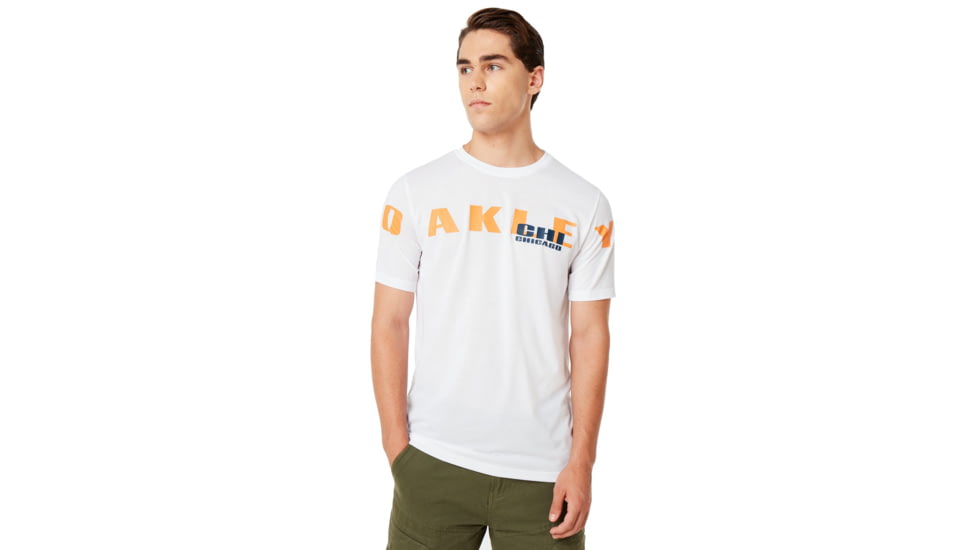 Oakley SI Chicago Tee - Mens, White, 2XL, 457778-100-XXL