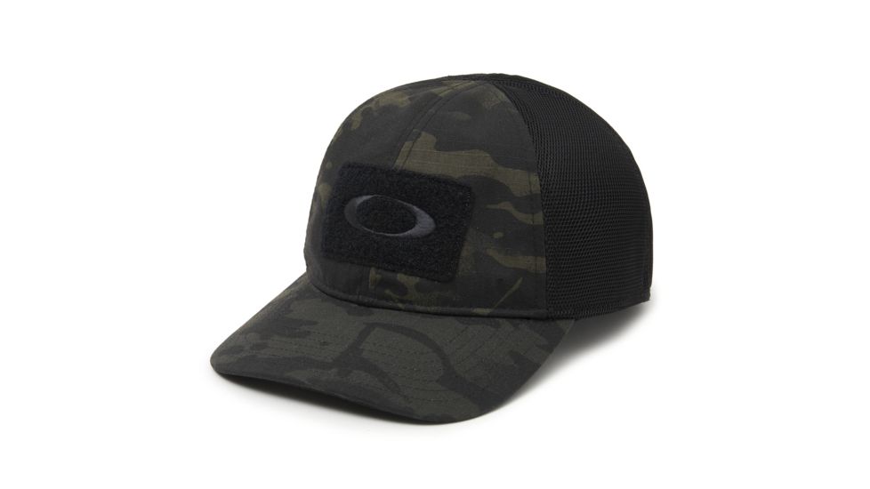 Oakley SI Cotton Stretch Fit Cap, Black Multicam, L/XL OAK911630A-02L-LXL
