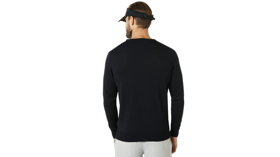 Oakley SI Crew Neck Knit - Mens, Blackout, Extra Small, 434240-02E-XS