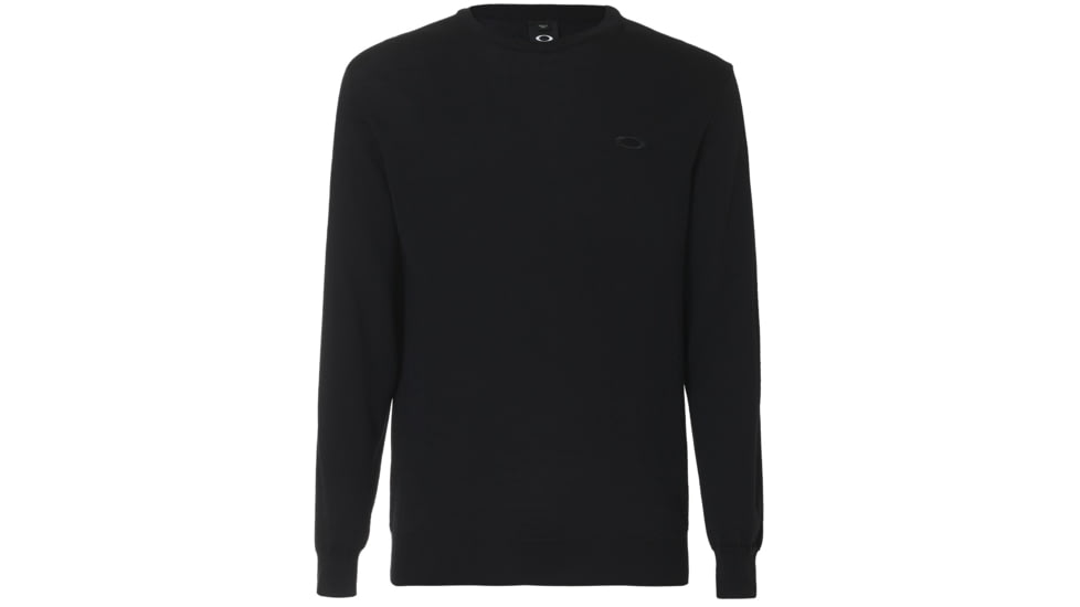 Oakley SI Crew Neck Knit - Mens, Blackout, Extra Small, 434240-02E-XS
