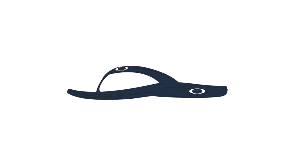 Oakley SI Ellipse Flip Sandals - Mens, Black Iris, 12, 15204-6DG-6DG-12