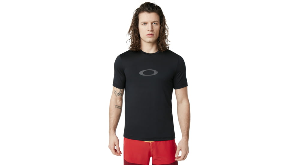 Oakley Ellipse Logo Rashguard - Mens, Blackout, Small, 457602-02E-S
