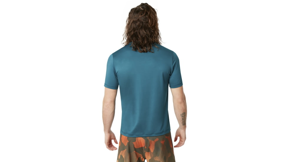 Oakley Ellipse Logo Rashguard - Mens, Petrol, Small, 457602-9PE-S