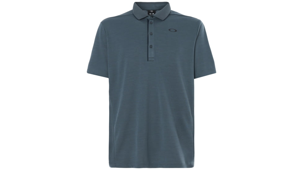 Oakley SI Enhance Short Sleeve Polo 8.7 - Mens, Dark Slate, Extra Large, 434260-94A-XL