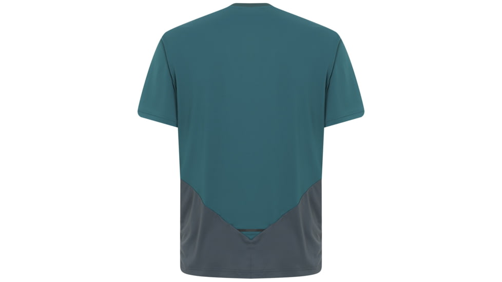 Oakley SI Enhance Slant Short Sleeve Henley 9.0 - Mens, Petrol, Large, 457723-9PE-L