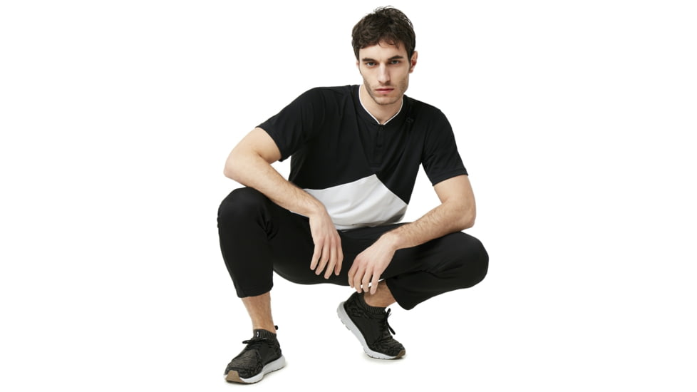 Oakley SI Enhance Slant Short Sleeve Henley 9.0 - Mens, White, 2XL, 457723-100-XXL