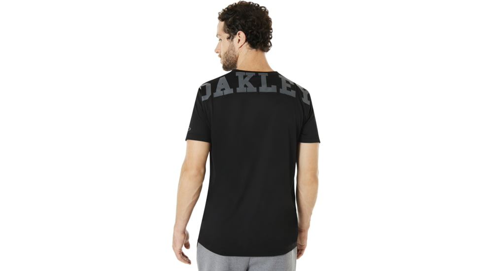 Oakley Enhance Technical Qd Short Sleeve Tee.18.09 - Mens, Blackout, Large, 434254-02E-L