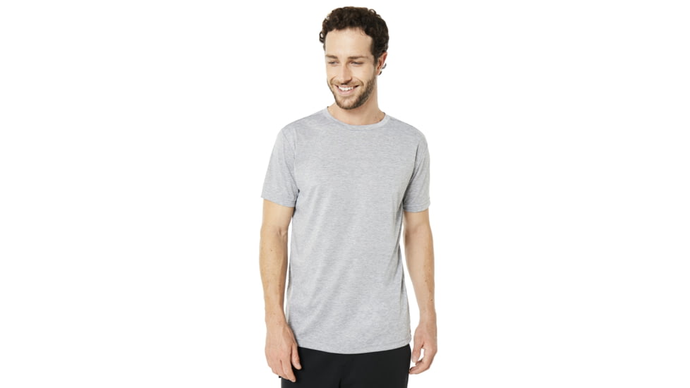 Oakley Enhance Technical Qd Short Sleeve Tee.18.09 - Mens, Light Heather Grey, 3XL, 434254-22K-XXXL