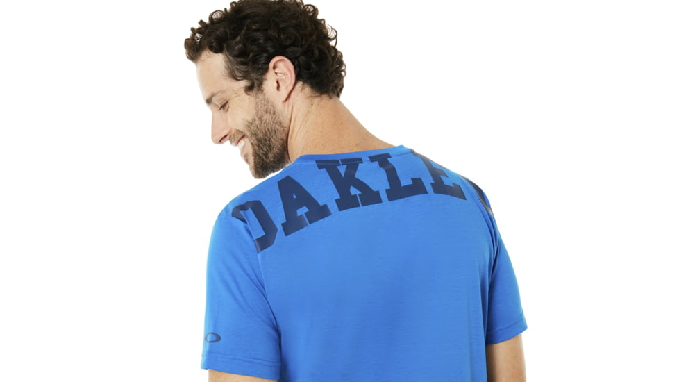 Oakley Enhance Technical Qd Short Sleeve Tee.18.09 - Mens, Ozone, Large, 434254-62T-L