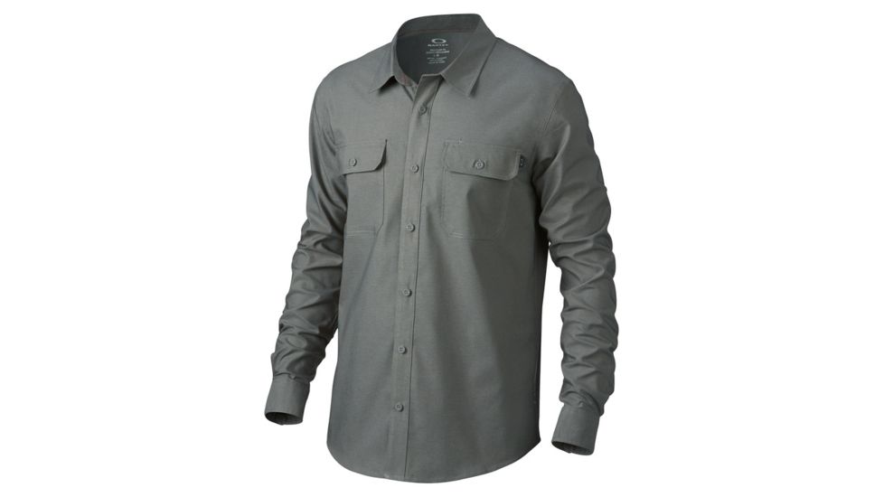 Oakley SI Essential Long Sleeve Shirt, Grigio Scuro, Small 401697-23Q-SM