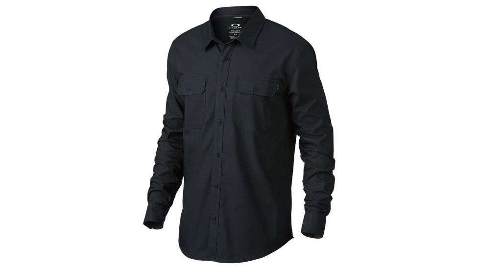 Oakley SI Essential Long Sleeve Shirt, Jet Black, Small 401697-01K-SM