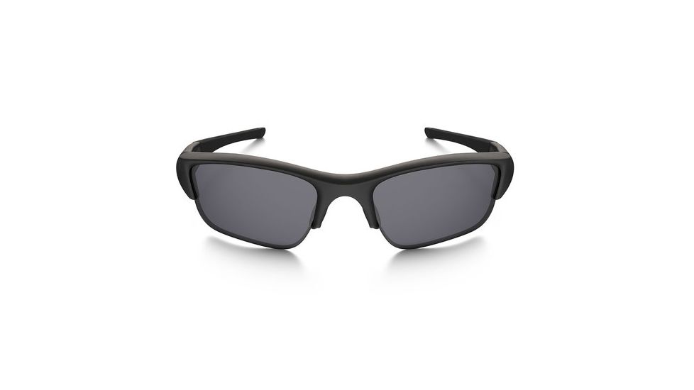 Oakley SI Flak Jacket XLJ Sunglasses, Matte Black Frame, Grey Lens