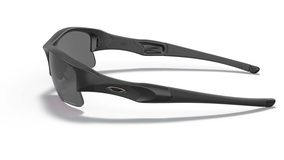 Oakley SI Flak Jacket XLJ Sunglasses, Matte Black Frame, Gray Polarized Lens, 11-435