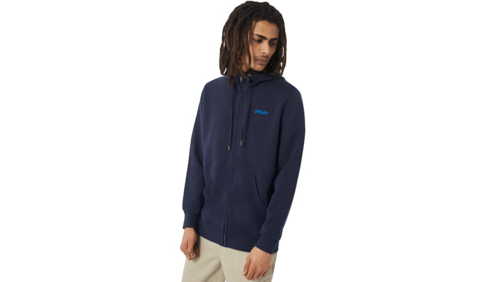 Oakley SI FS Full Zip Fleece Hoodie - Mens, Fathom, Medium, 472442-6AC-M