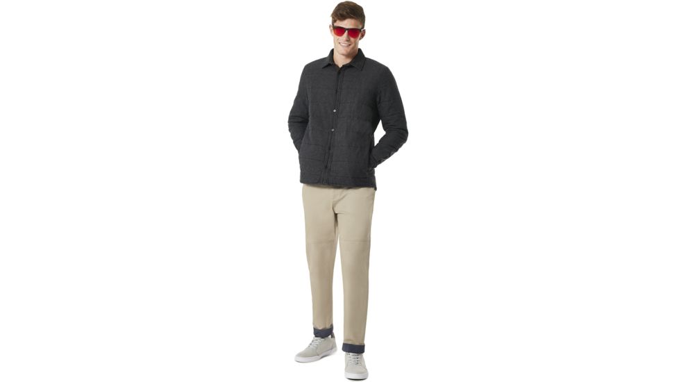 Oakley SI FS Quilted Flannel Jacket - Mens, Stone Gray, 2XL, 401878-22Y-XXL