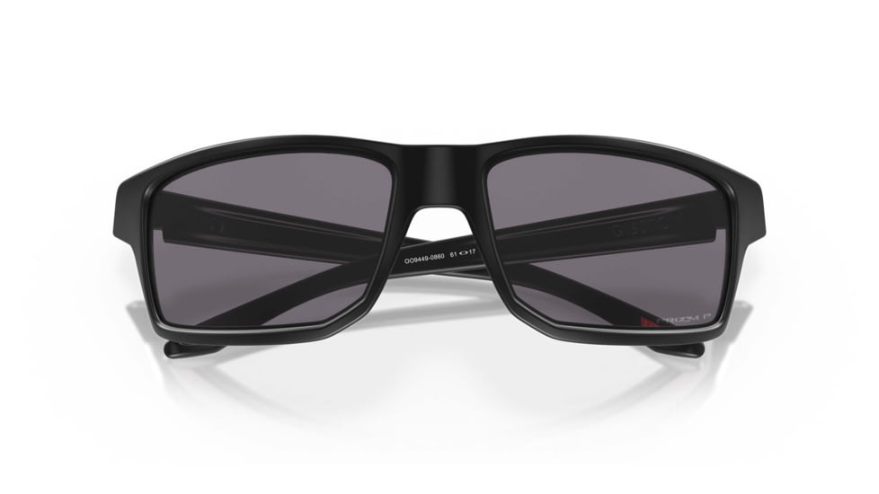 Oakley SI Gibston Sunglasses, Matte Black Frame, Prizm Gray Polarized Lens, OO9449-0860